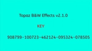 Topaz Black and White Effects v2.1 Activate key 2017 100%