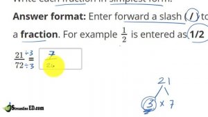 simplify fraction with prime factorization