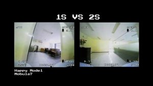 Mobula 7 1s & 2s setup indoor Flight Time [HD 60fps]