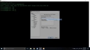 Change text color in putty