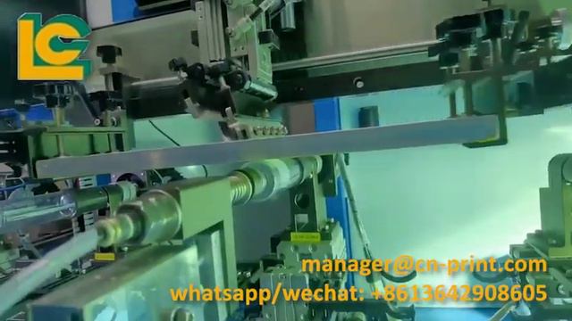 Servo Automatic Screen Printing Line Machine for Round Bottle 2nd Color смотреть онлайн
