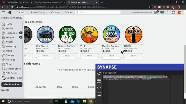 ROBlOX free gamepass redo tutorial смотреть онлайн