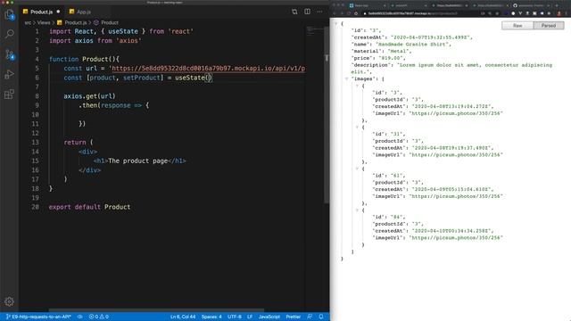 React JS for beginners: Tutorial 9 - Fetching data from an API (part 1)