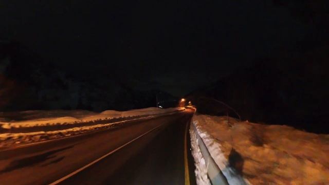 Поздка на Чимбулак на моноколесе зимой ночью смотреть онлайн