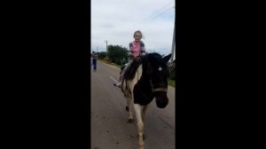 учусь ездить на коне