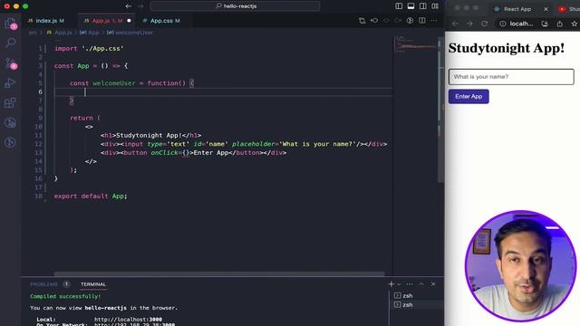 Event Handling in React ? [Ep-6] | React course 2023 #reactjs