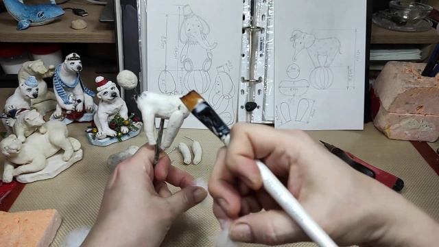 ??Ватная игрушка.СЛОНИКИ. из серии (слонов много не бывает).Урок 4. Набор объема. смотреть онлайн