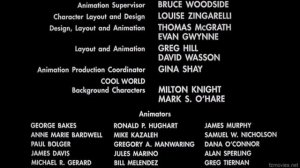 Cool World (1992) End Credits