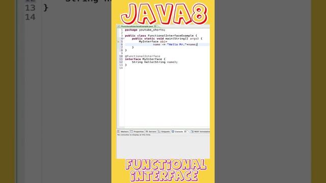 Programming in Tamil - My First Java8 Functional Interface with lambda expression