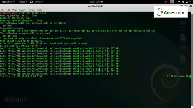 How to Install Github in Kali linux смотреть онлайн