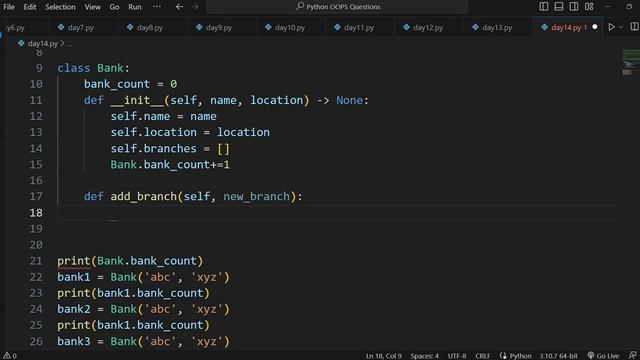 Master OOP Question-Solving with Python: Boost Your Programming Skills | DAY14 #day14