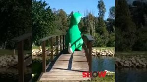 Надувной Костюм Динозавр. Пневмокостюм Динозавр. Inflatable Mascot