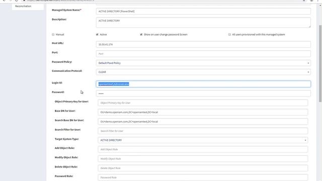 Provisioning to Active Directory using OpenIAM v4.1.7 смотреть онлайн