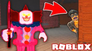 ПРЯТКИ С ОПАСНЫМ КЛОУНОМ УБИЙЦЕЙ! ПРЯТКИ ДОГОНЯЛКИ ОНО ПЕННИВАЙЗ РОБЛОКС ROBLOX