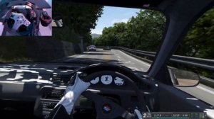 HONDA CIVIC EG6 - Touge - Tsubaki Line Downhill - Assetto Corsa | Steering Wheel Shifter Gameplay