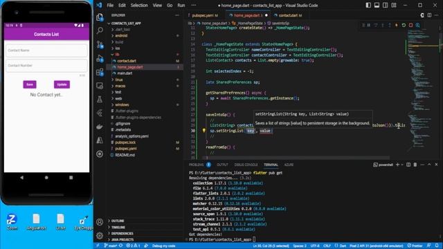 SharedPreferences in Flutter to Store and Retrieve List of Objects | Loading form Shared Preference смотреть онлайн