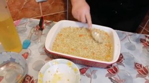 Сытная запеканка для диабетиков с мясом и булгуром