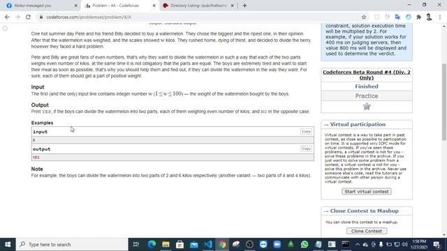 Problem Solving With JavaScript - Codeforces