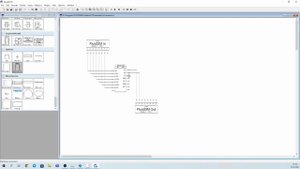 Сортировочная линия в Factory IO и FluidSIM, с подключением через виртуальный сервер.