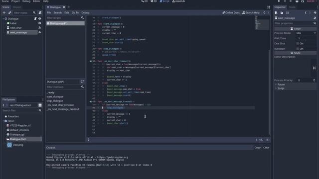 How to Create Typing Dialogue Text in Godot