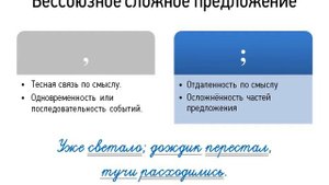 запятая и точка с запятой в безусловно сложных предложениях