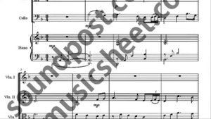 King of Pride Rock (The Lion King OST)_violin1,2.viola,cello.piano music sheet