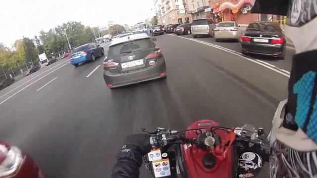 На квадроциклах по Москве! смотреть онлайн