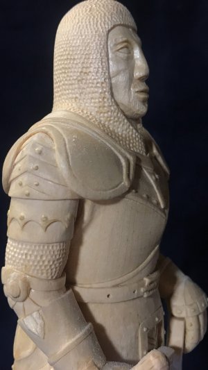 Резьба по дереву шахматных фигур. СЛОН (офицер) заключительная четвертая часть