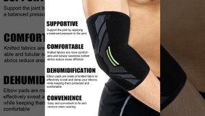 Компрессионный бандаж для локтя, повязка для поддержки при тендинитете, для занятий в теннис