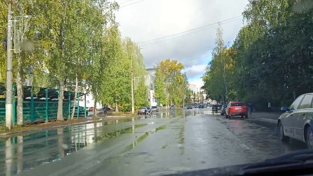 Будни Олега. Еду по центральной улице города Сыктывкар.