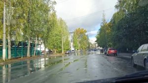 Будни Олега. Еду по центральной улице города Сыктывкар.