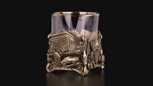 Бокал для виски Успешный человек (Латунь, стекло)