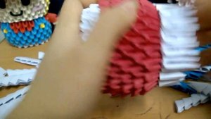 Hướng dẫn xếp Hello Kitty Origami 3D How to make 3D Origami Hello Kitty
