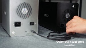 ORICO 5 Bay Hard Drive Enclosure Type C USB3.1 Gen2 (10Gbps) Support Daisy Chain