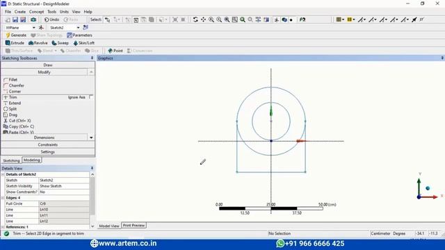 How to copy one sketch from another sketch in Design Modeler - Ansys Workbench #26