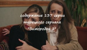 Содержание 137 серии турецкого сериала "Зимородок 2" (РФ, 2023)