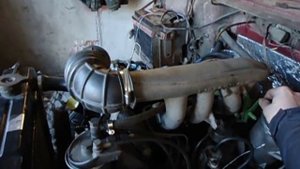 Запуск двигателя Мерседес ОМ 601 на Уазе