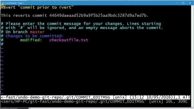 035 Reverting changes in a Git repository Lab смотреть онлайн