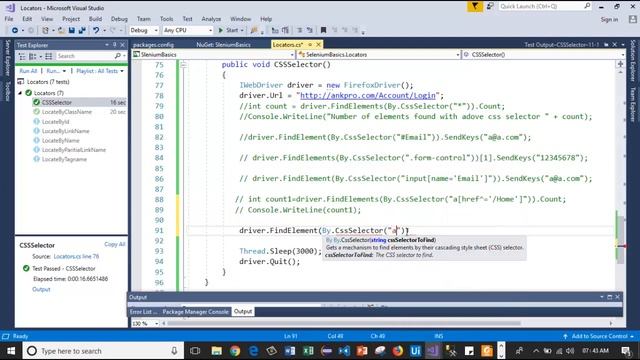 Selenium with C# 8 - How to use CSS Selectors in selenium locators? How to locate elements by CSS?