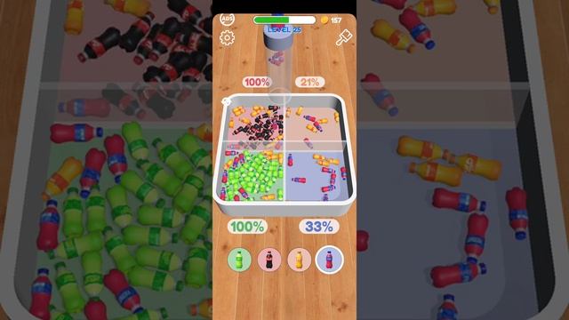 Bead Sort - Level 25 Solution || Android iOS Gameplay Walkthrough