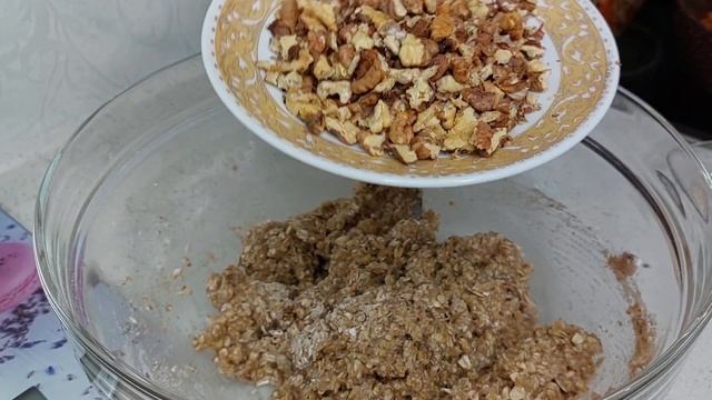 ЗА 5 МИНУТ К ЧАЮ! РАЗЛЕТАЕТСЯ ВМИГ!!! ОВСЯНОЕ ПЕЧЕНЬЕ с шоколадными каплями с ОРЕШКАМИ с КУНЖУТОМ. смотреть онлайн