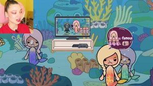 Беременная РУСАЛКА плачет в ИГРЕ ТОКА БОКА ! Грустная история в Toca Boca Life World