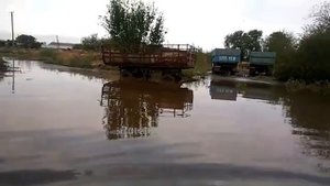 Последствия дождя и града, Кировский район, ст. Советская. Бам 8-я бригада
