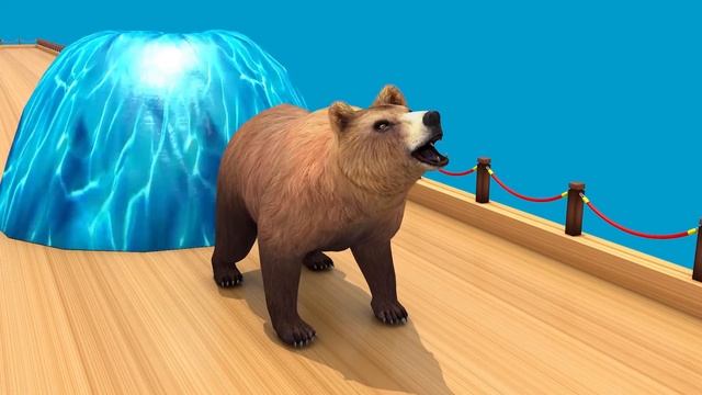 Old MacDonald Had A Farm _ Nursery Rhymes Songs With Farm animals are transformed into wildlife. смотреть онлайн