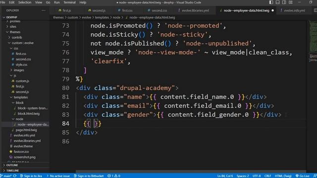 How to add JS and CSS in specific node twig template using attach library in Drupal 9 | Drupal 10.