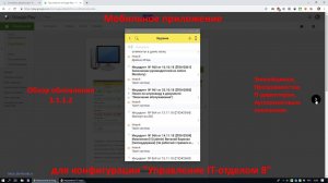 Обзор обновления 3.1.1.2 конфигурации Управление IT отделом 8