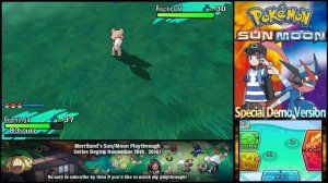 Pokémon Sun & Moon Special Demo Version: Catching Some Pokémon!