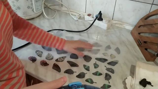 Крылья бабочек в эпоксидной смоле смотреть онлайн