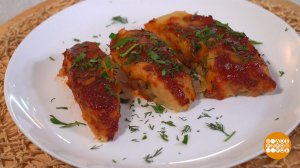 Постные рулеты из картофеля с грибами. Доброе утро. Фрагмент выпуска от 29.03.2024