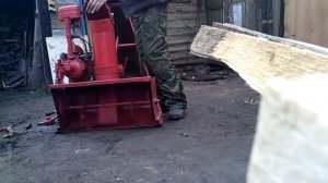 Снегоуборщик из бензопилы